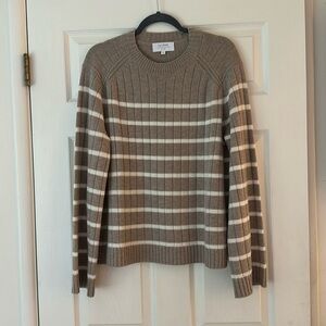 La Ligne Rocco Sweater Tan & Cream - SZ M